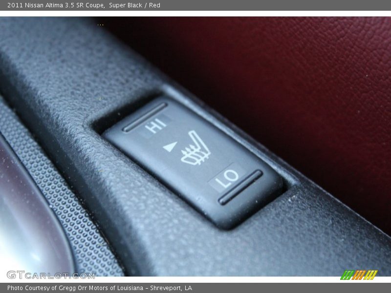 Controls of 2011 Altima 3.5 SR Coupe