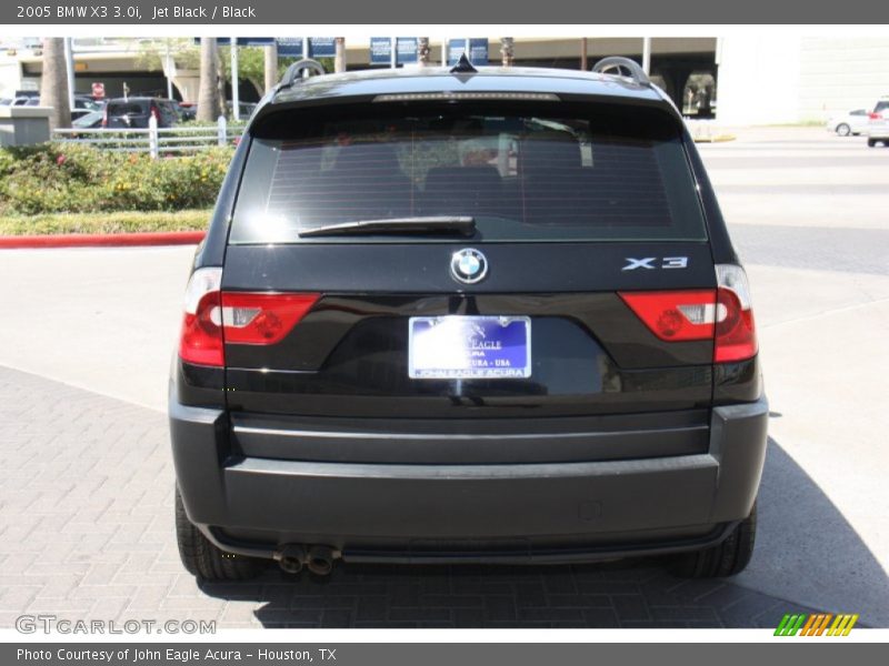 Jet Black / Black 2005 BMW X3 3.0i