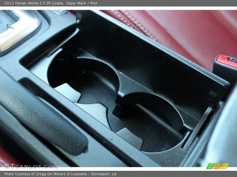 Super Black / Red 2011 Nissan Altima 3.5 SR Coupe
