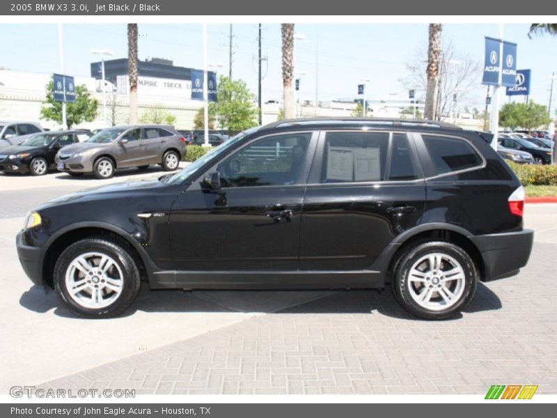 Jet Black / Black 2005 BMW X3 3.0i