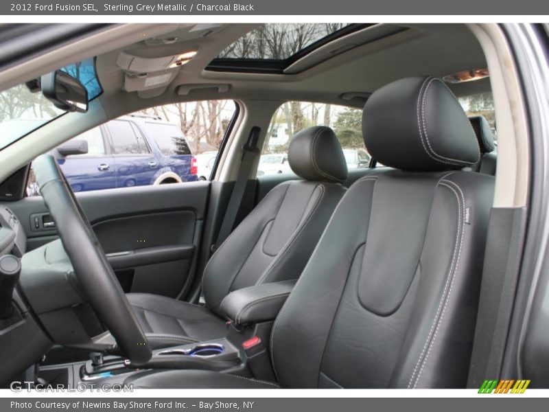Sterling Grey Metallic / Charcoal Black 2012 Ford Fusion SEL