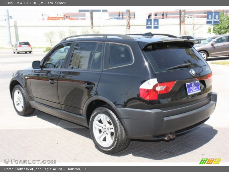 Jet Black / Black 2005 BMW X3 3.0i