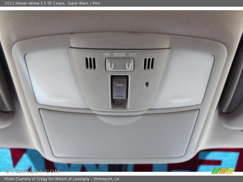 Super Black / Red 2011 Nissan Altima 3.5 SR Coupe