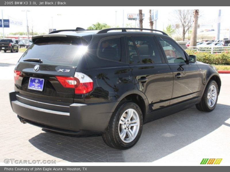 Jet Black / Black 2005 BMW X3 3.0i