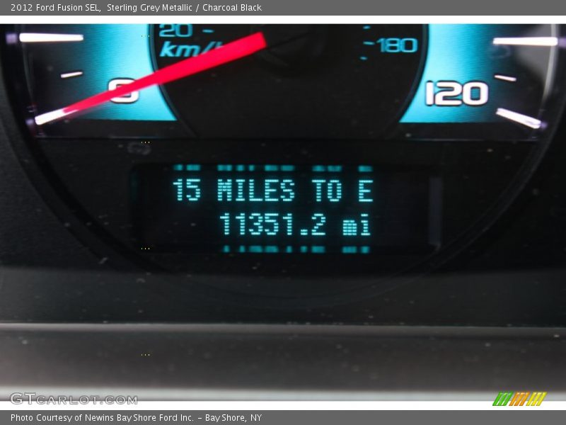 Sterling Grey Metallic / Charcoal Black 2012 Ford Fusion SEL