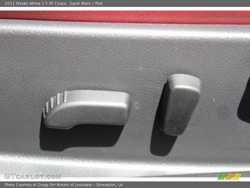 Super Black / Red 2011 Nissan Altima 3.5 SR Coupe