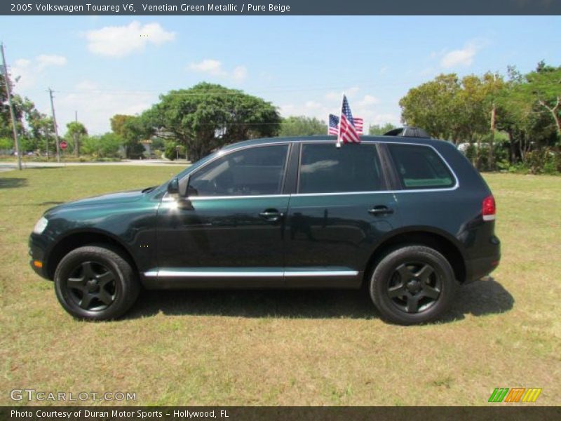 Venetian Green Metallic / Pure Beige 2005 Volkswagen Touareg V6