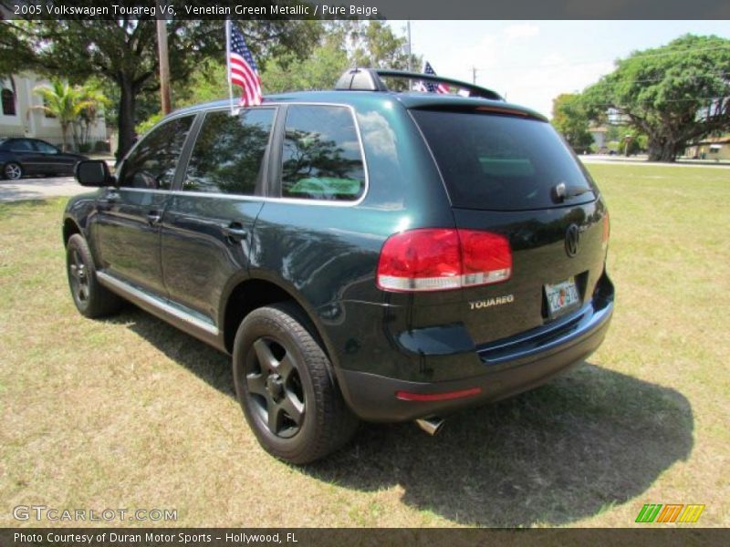 Venetian Green Metallic / Pure Beige 2005 Volkswagen Touareg V6