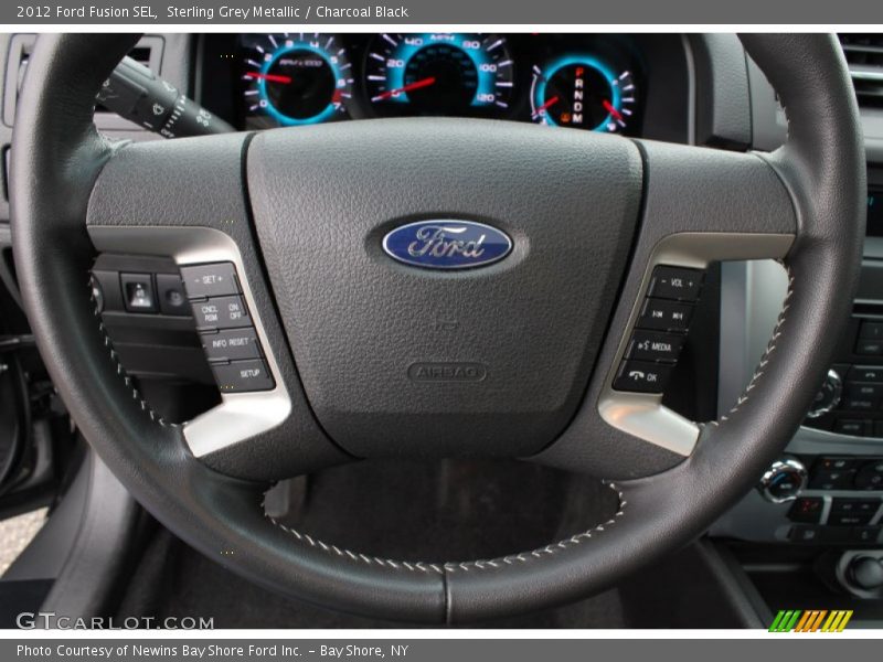Sterling Grey Metallic / Charcoal Black 2012 Ford Fusion SEL