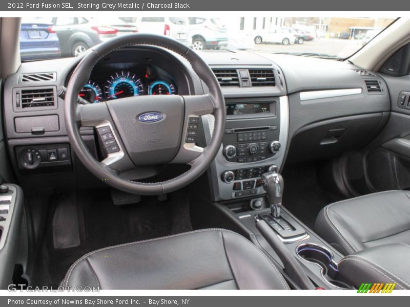 Charcoal Black Interior - 2012 Fusion SEL 