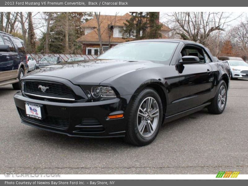 Black / Charcoal Black 2013 Ford Mustang V6 Premium Convertible