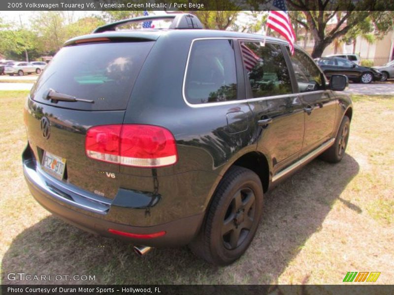 Venetian Green Metallic / Pure Beige 2005 Volkswagen Touareg V6