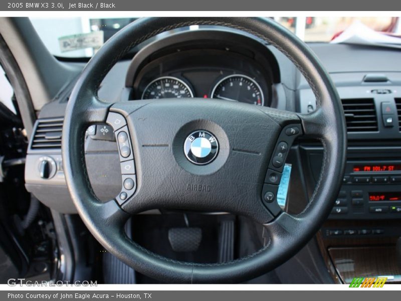 Jet Black / Black 2005 BMW X3 3.0i