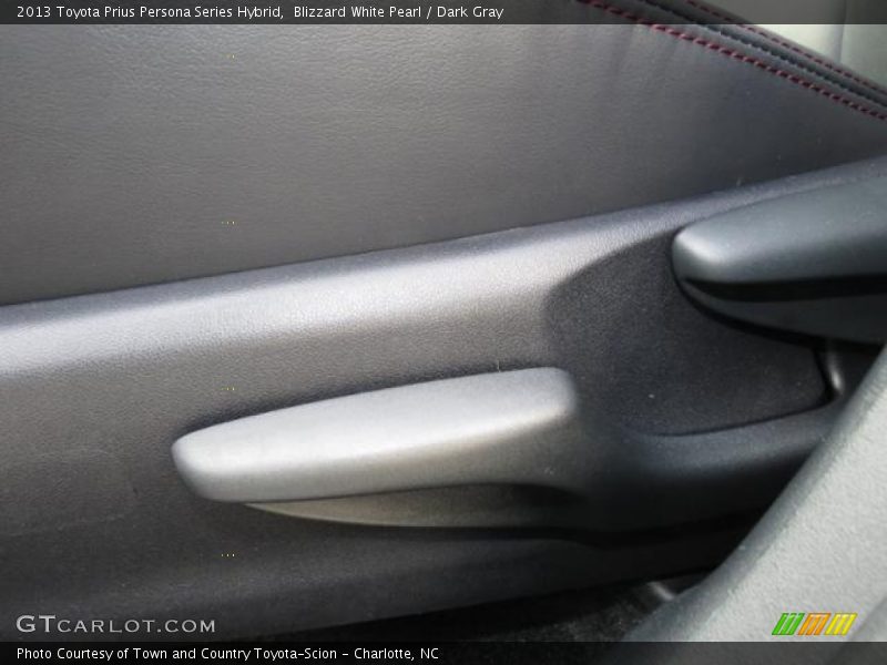 Blizzard White Pearl / Dark Gray 2013 Toyota Prius Persona Series Hybrid