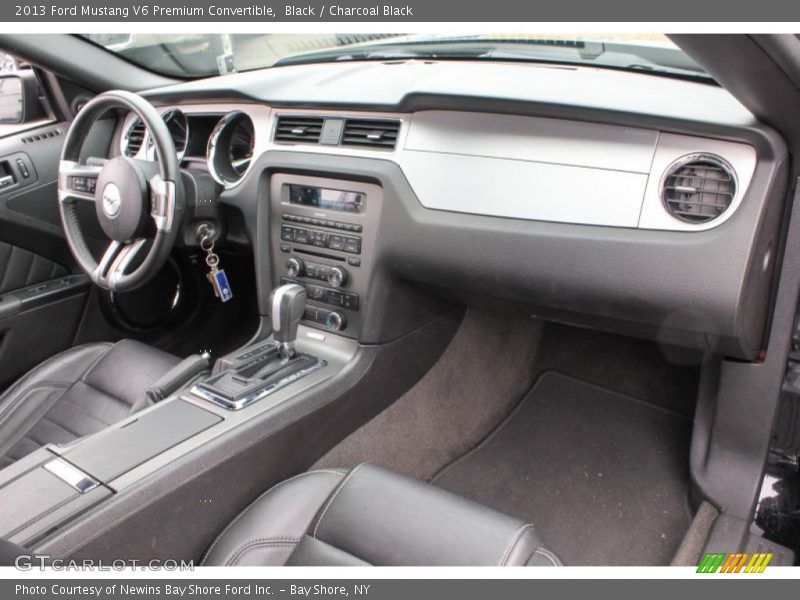 Black / Charcoal Black 2013 Ford Mustang V6 Premium Convertible