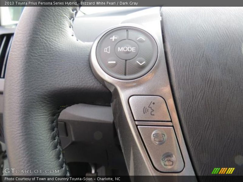 Blizzard White Pearl / Dark Gray 2013 Toyota Prius Persona Series Hybrid