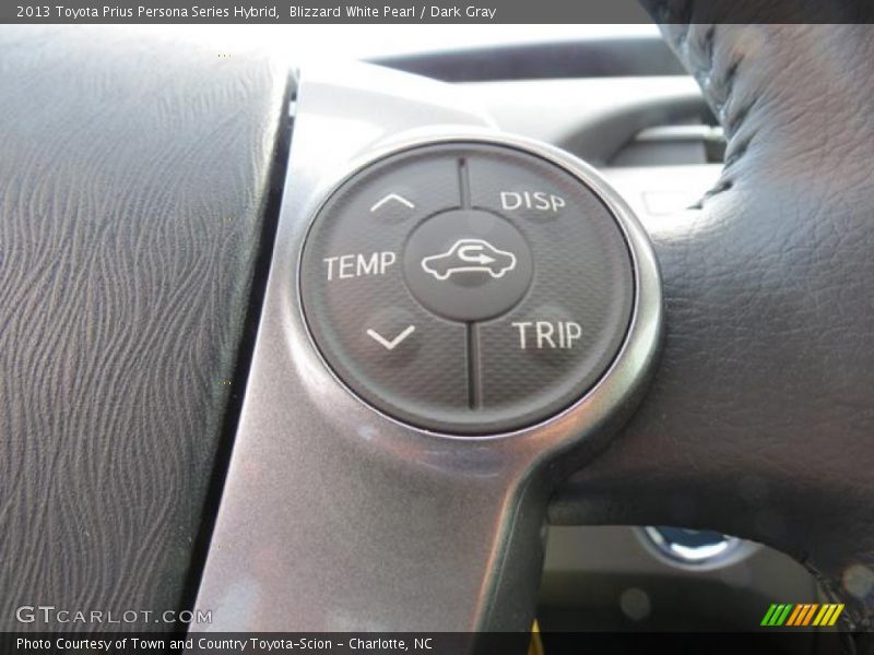 Blizzard White Pearl / Dark Gray 2013 Toyota Prius Persona Series Hybrid