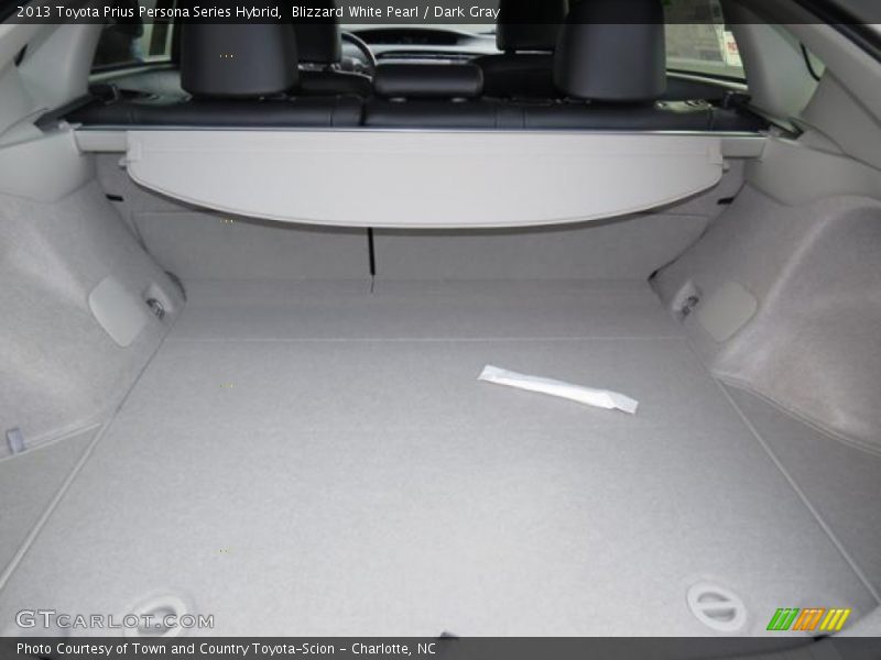 Blizzard White Pearl / Dark Gray 2013 Toyota Prius Persona Series Hybrid
