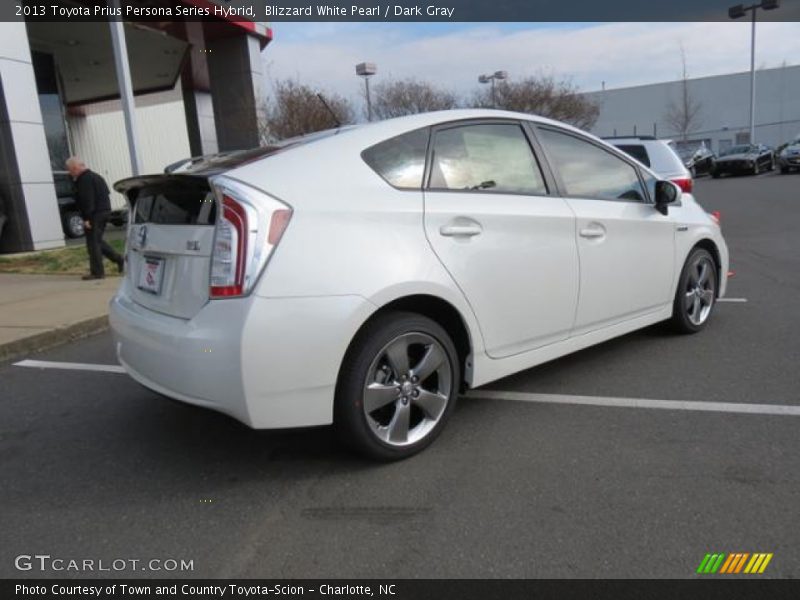Blizzard White Pearl / Dark Gray 2013 Toyota Prius Persona Series Hybrid