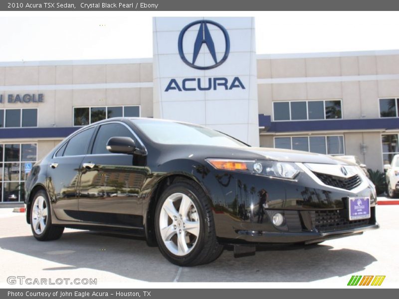 Crystal Black Pearl / Ebony 2010 Acura TSX Sedan