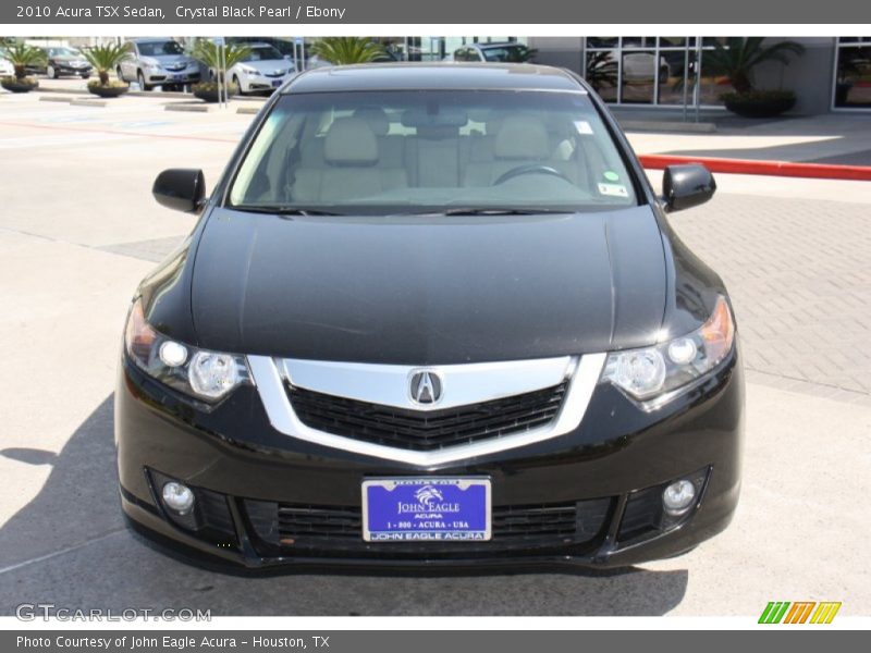 Crystal Black Pearl / Ebony 2010 Acura TSX Sedan