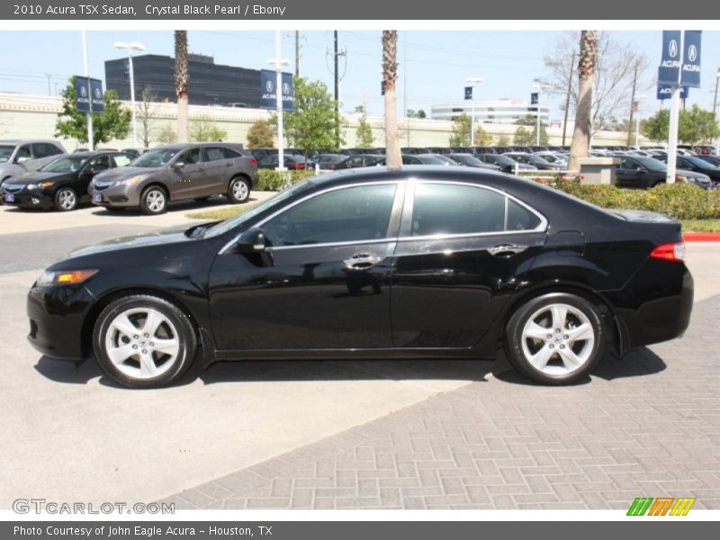 Crystal Black Pearl / Ebony 2010 Acura TSX Sedan