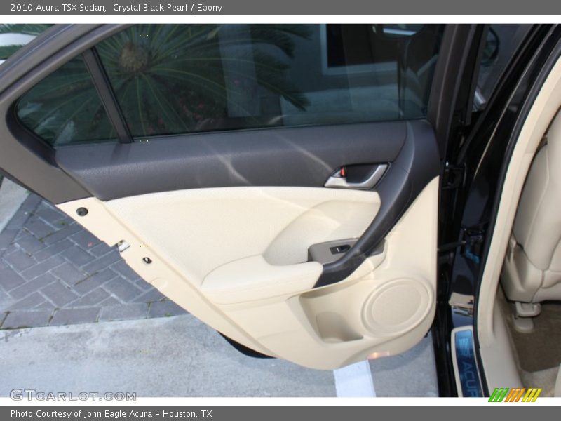 Crystal Black Pearl / Ebony 2010 Acura TSX Sedan