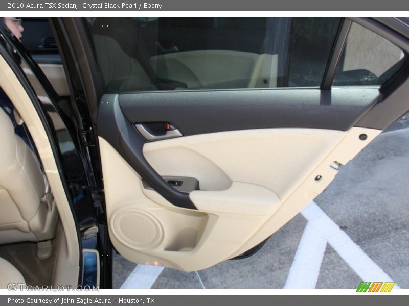 Crystal Black Pearl / Ebony 2010 Acura TSX Sedan