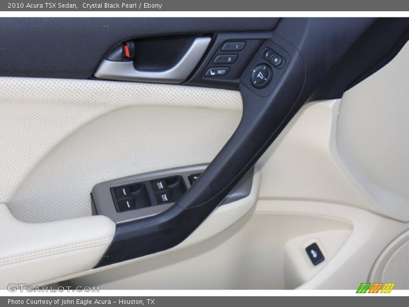 Crystal Black Pearl / Ebony 2010 Acura TSX Sedan