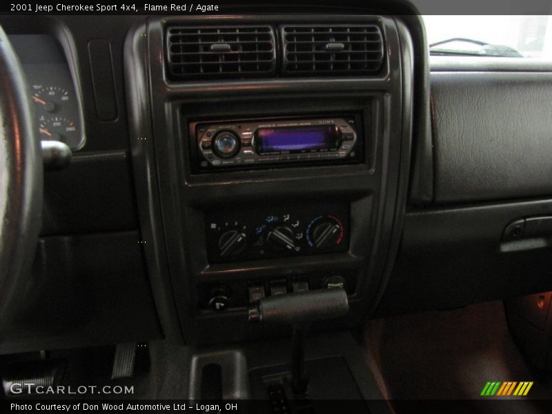 Flame Red / Agate 2001 Jeep Cherokee Sport 4x4