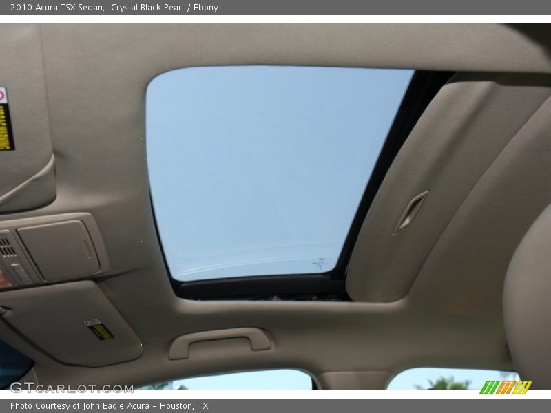 Crystal Black Pearl / Ebony 2010 Acura TSX Sedan