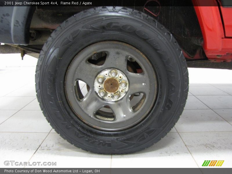 Flame Red / Agate 2001 Jeep Cherokee Sport 4x4