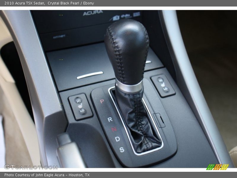 Crystal Black Pearl / Ebony 2010 Acura TSX Sedan