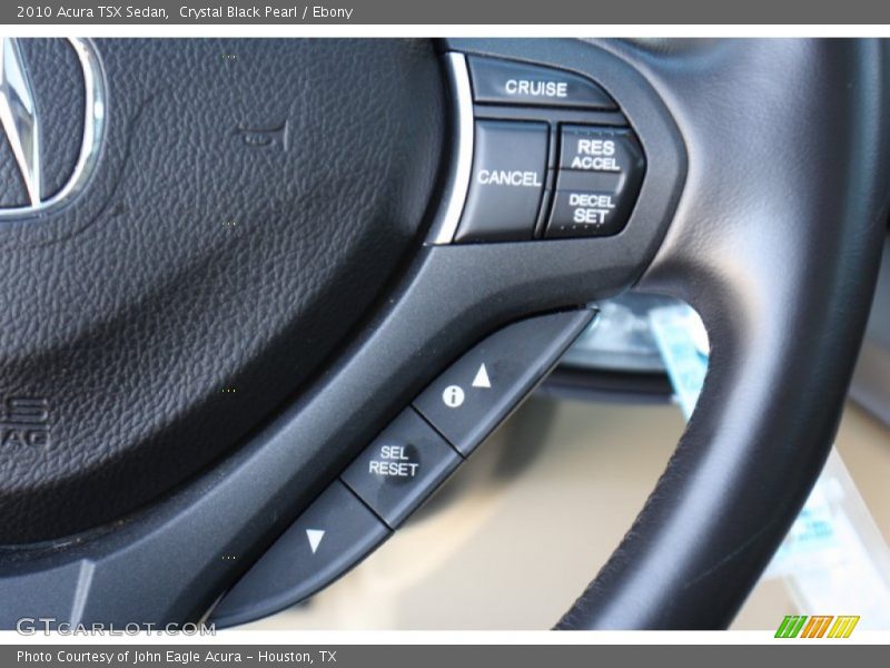 Crystal Black Pearl / Ebony 2010 Acura TSX Sedan