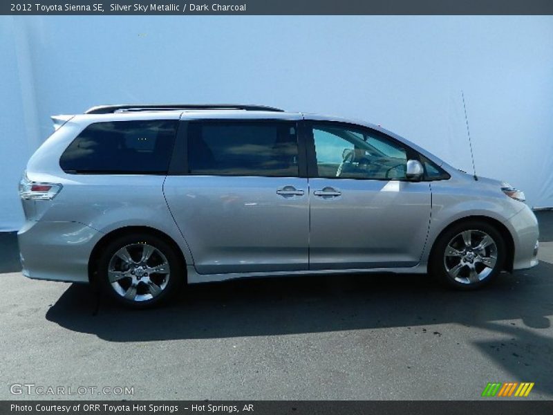 Silver Sky Metallic / Dark Charcoal 2012 Toyota Sienna SE