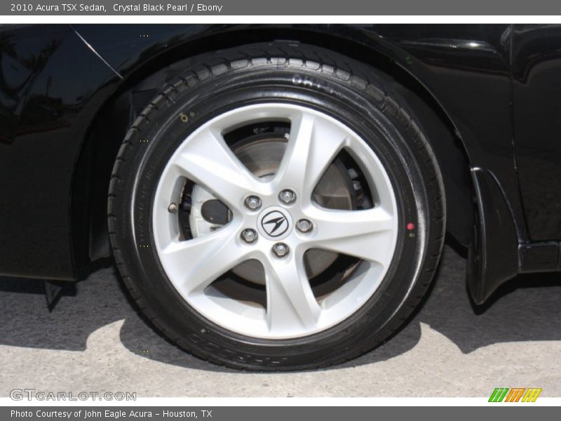 Crystal Black Pearl / Ebony 2010 Acura TSX Sedan