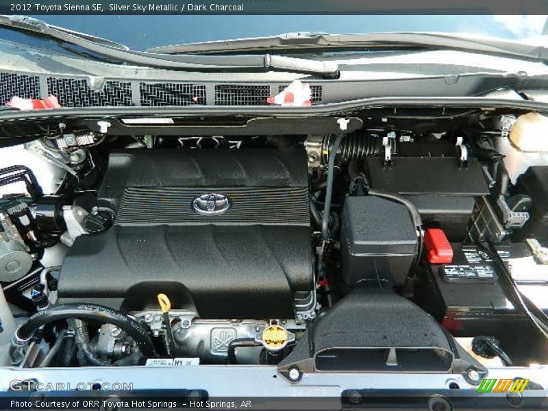 Silver Sky Metallic / Dark Charcoal 2012 Toyota Sienna SE