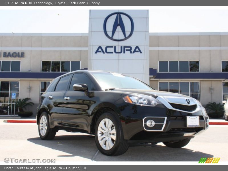 Crystal Black Pearl / Ebony 2012 Acura RDX Technology