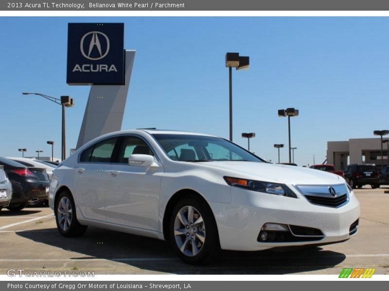 Bellanova White Pearl / Parchment 2013 Acura TL Technology