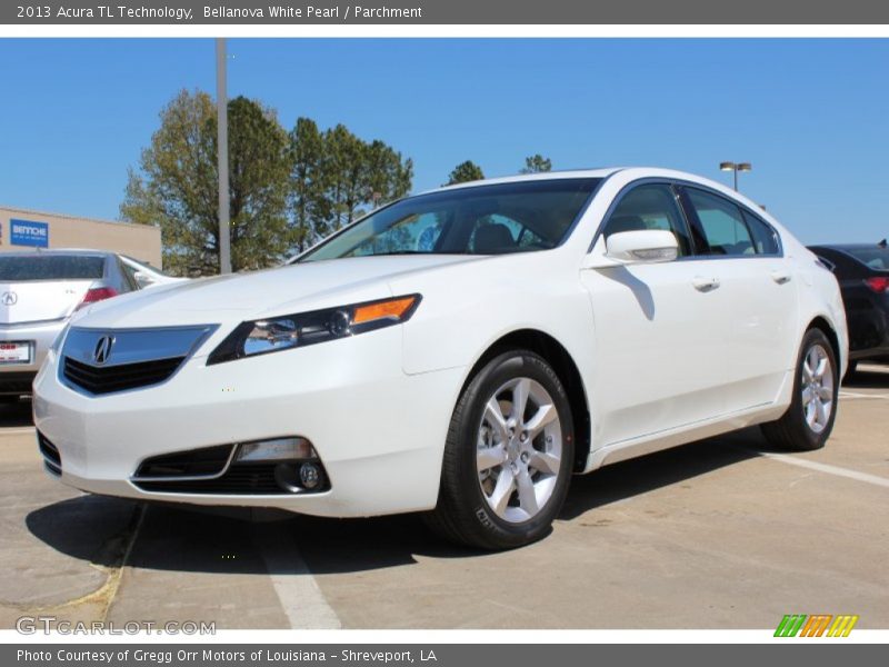 Bellanova White Pearl / Parchment 2013 Acura TL Technology