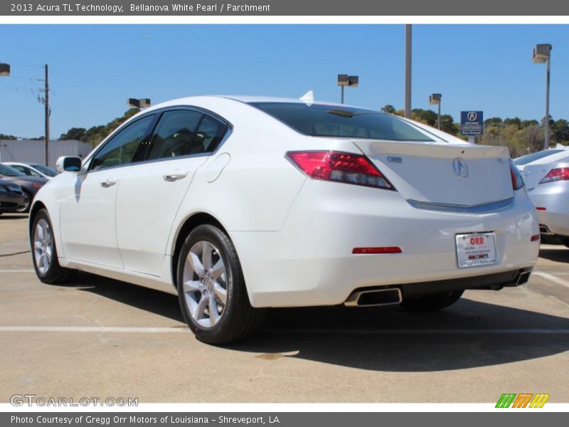 Bellanova White Pearl / Parchment 2013 Acura TL Technology