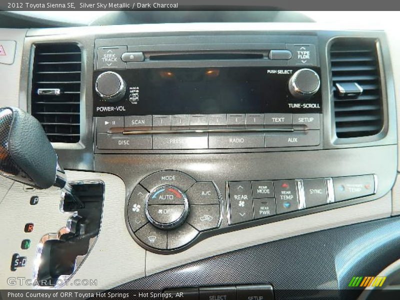 Silver Sky Metallic / Dark Charcoal 2012 Toyota Sienna SE