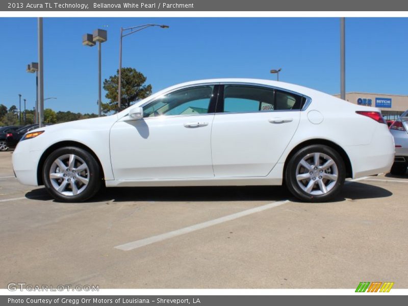 Bellanova White Pearl / Parchment 2013 Acura TL Technology