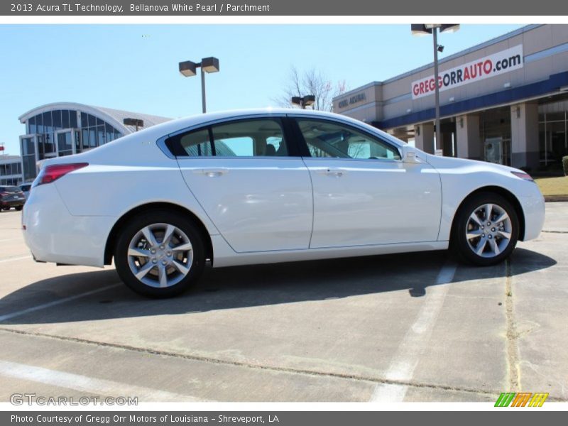Bellanova White Pearl / Parchment 2013 Acura TL Technology