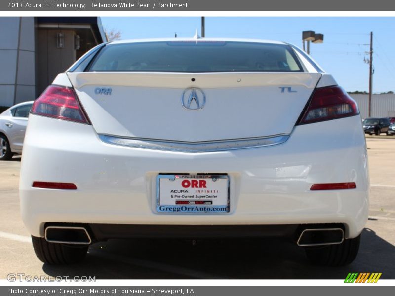 Bellanova White Pearl / Parchment 2013 Acura TL Technology
