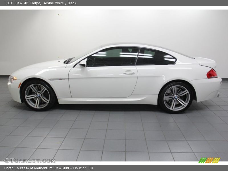  2010 M6 Coupe Alpine White