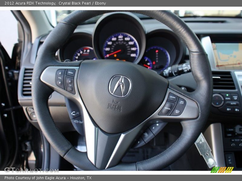 Crystal Black Pearl / Ebony 2012 Acura RDX Technology