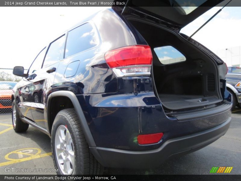 True Blue Pearl / Morocco Black 2014 Jeep Grand Cherokee Laredo