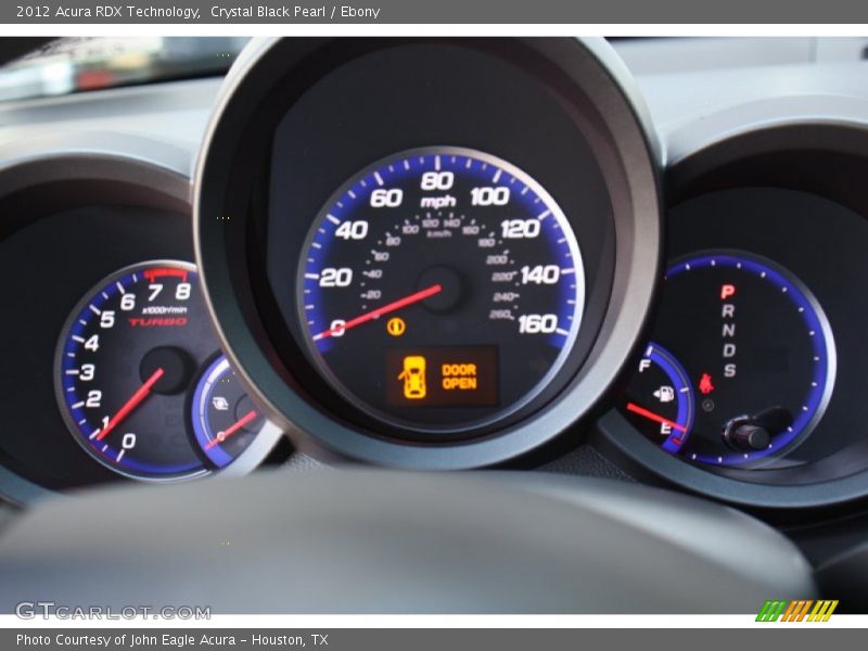 Crystal Black Pearl / Ebony 2012 Acura RDX Technology