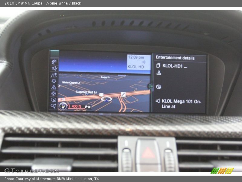 Alpine White / Black 2010 BMW M6 Coupe